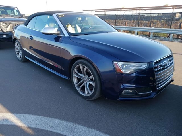Blue 2013 Audi S5 3.0T quattro Prestige Cabriolet AWD Convertible All-Wheel Drive Automatic