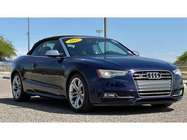 Blue 2013 Audi S5 3.0T quattro Prestige Cabriolet AWD Convertible All-Wheel Drive Automatic
