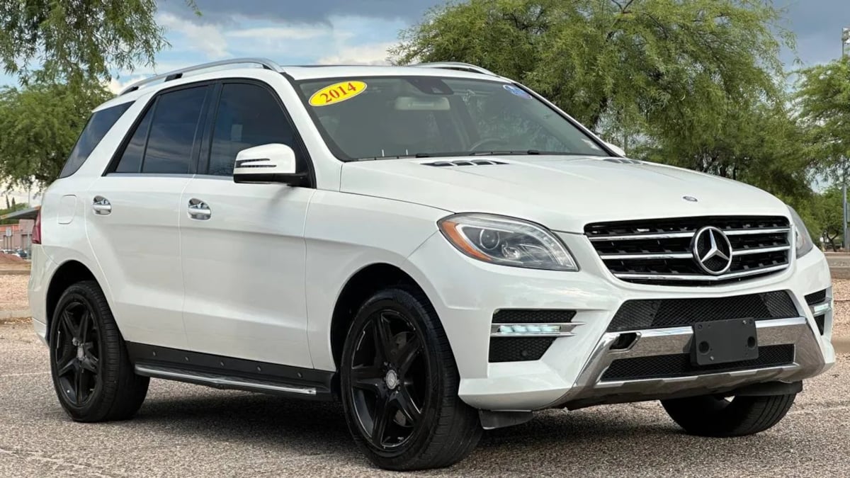 Diamond White Metallic 2014 Mercedes-Benz M-Class SUV / Crossover All-Wheel Drive Automatic