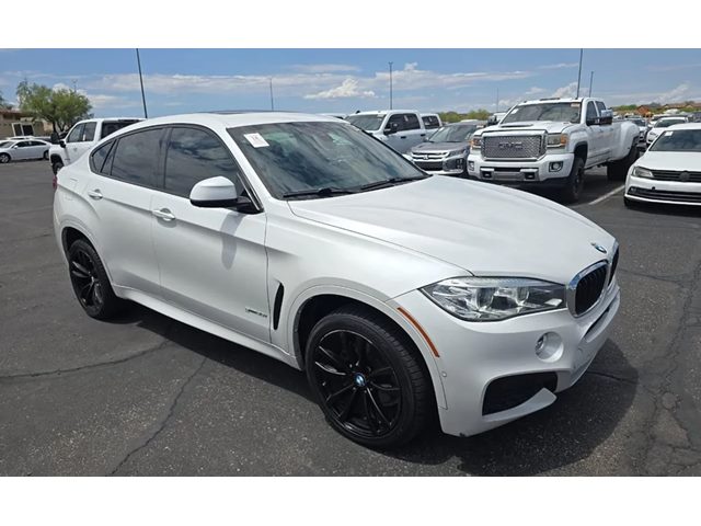 Mineral White Metallic 2018 BMW X6 SUV / Crossover Rear-Wheel Drive Automatic