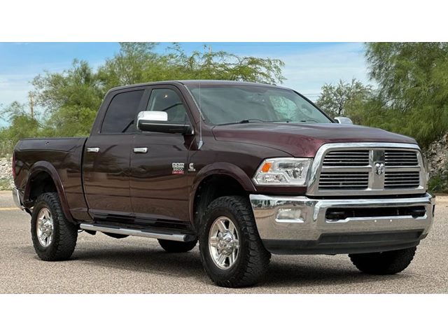 Deep Molten Red Pearl 2012 RAM 3500 Pickup Truck Four-Wheel Drive Automatic