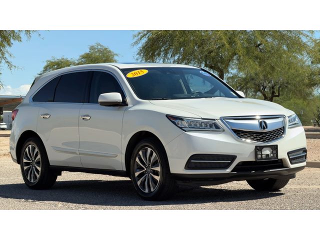 White Diamond Pearl 2015 Acura MDX SUV / Crossover Front-Wheel Drive Automatic