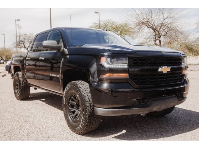 Black 2018 Chevrolet Silverado 1500 Pickup Truck Four-Wheel Drive Automatic