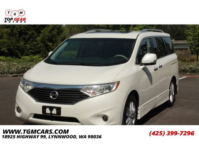 White Pearl 2014 Nissan Quest 3.5 SL Minivan Front-Wheel Drive Automatic