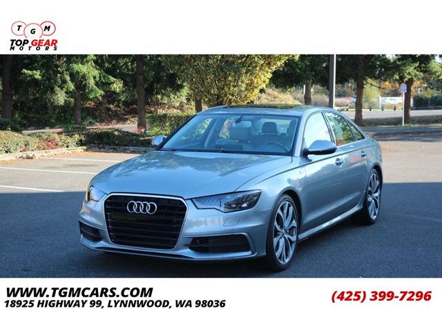 Ice Silver Metallic 2013 Audi A6 Sedan All-Wheel Drive Automatic