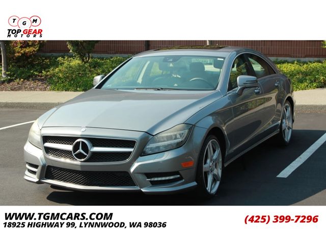 Palladium Silver Metallic 2014 Mercedes-Benz CLS Sedan Rear-Wheel Drive Automatic