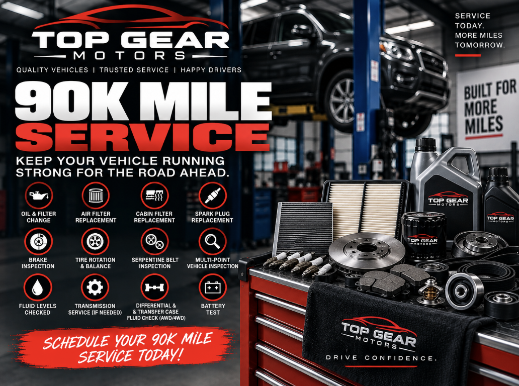 90,000 Mile Service