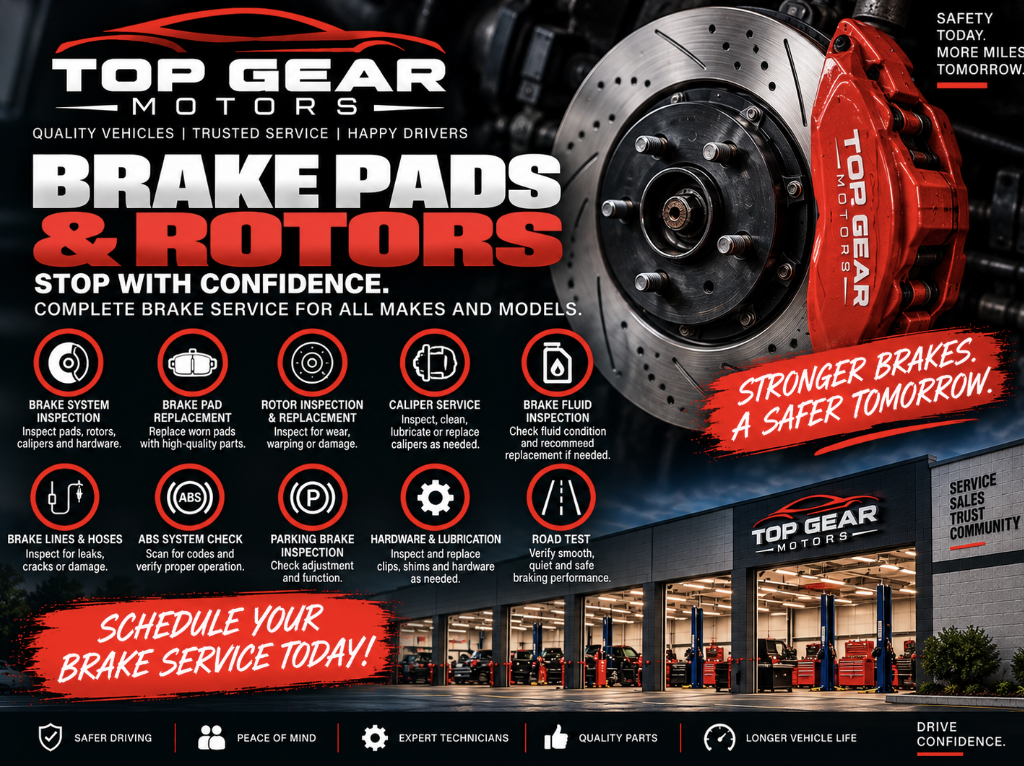 Brake Pads and Rotors
