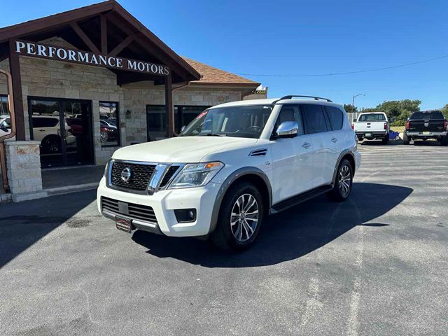 Pearl White Tricoat 2019 Nissan Armada SUV / Crossover 4X2 Automatic