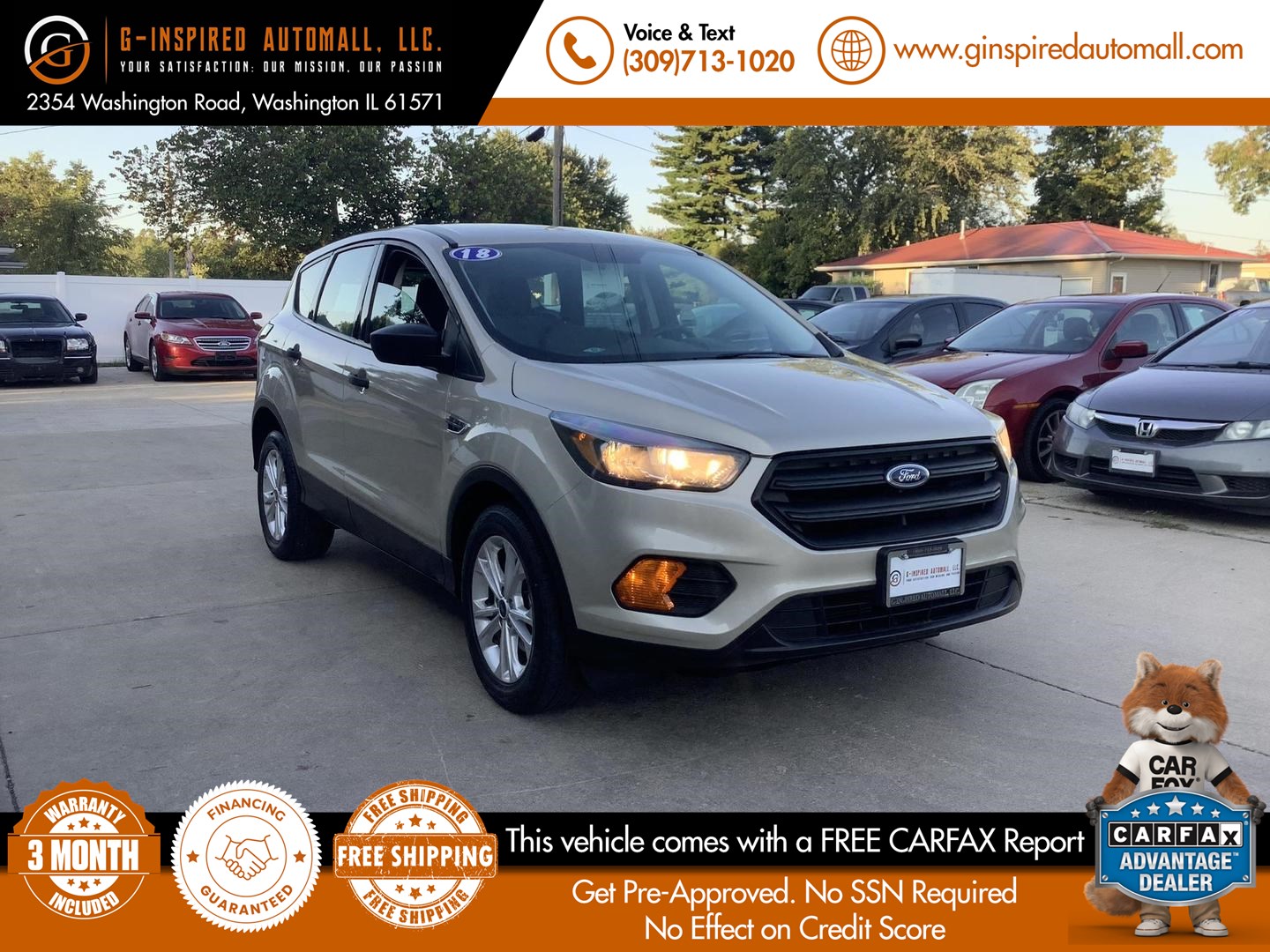 2018 Ford Escape S