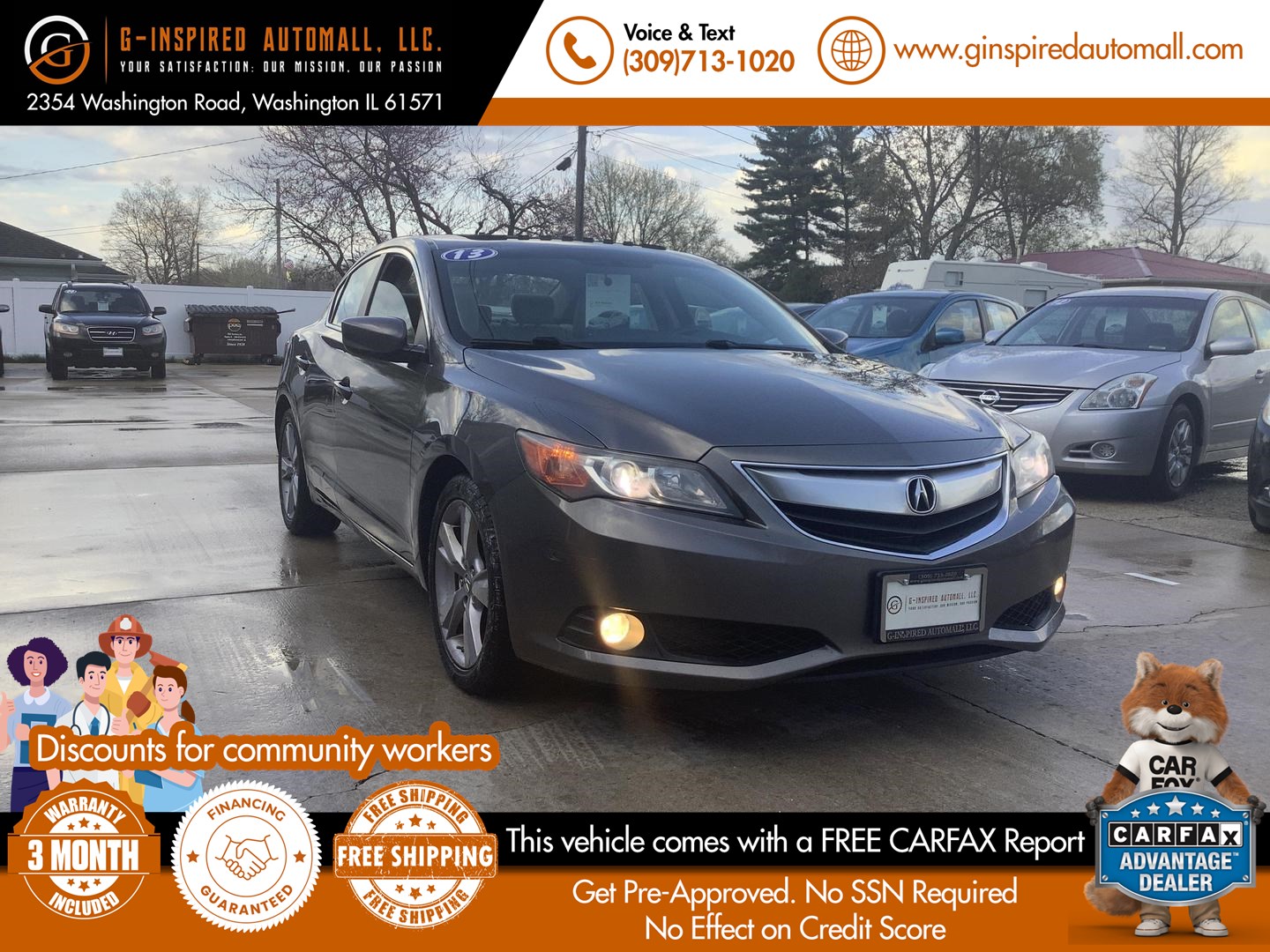 2013 Acura ILX Premium Pkg