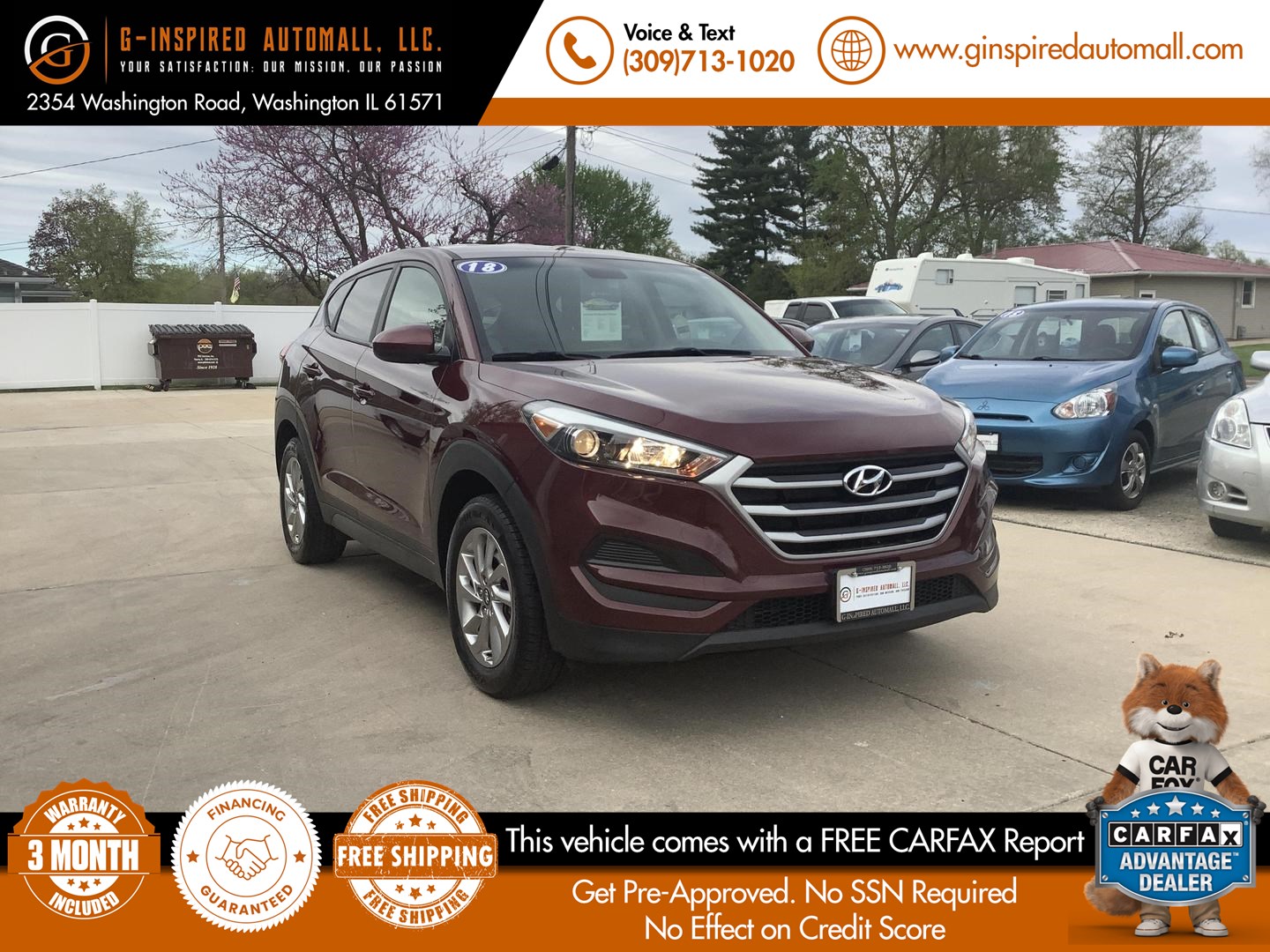 2018 Hyundai Tucson SE