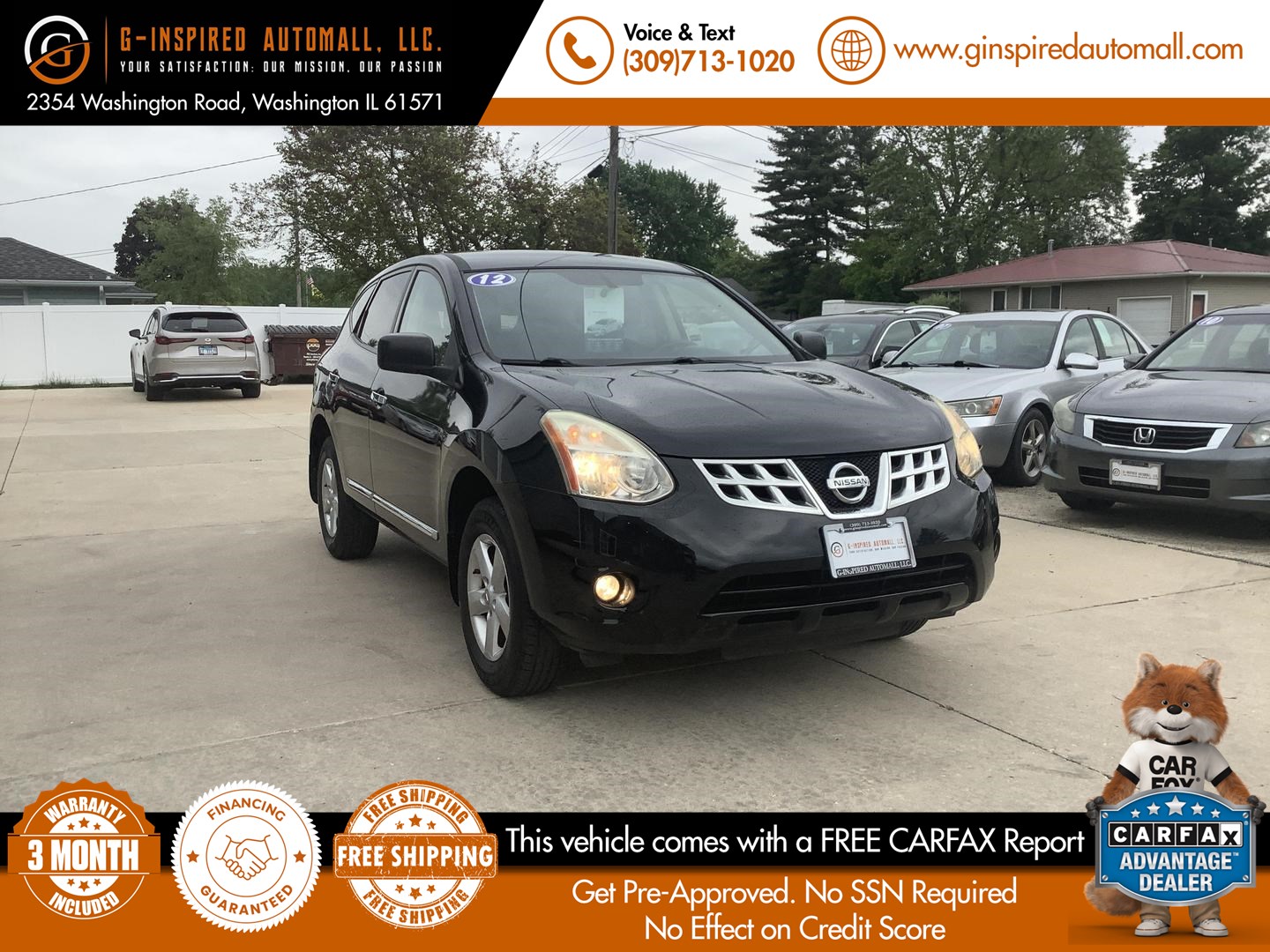 2012 Nissan Rogue S