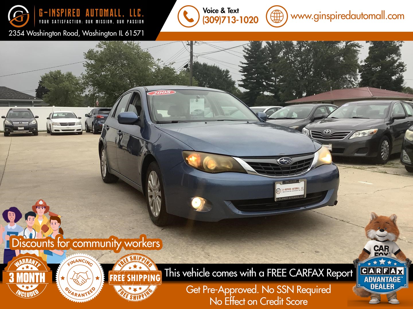 2008 Subaru Impreza Wagon i w/Premium Pkg