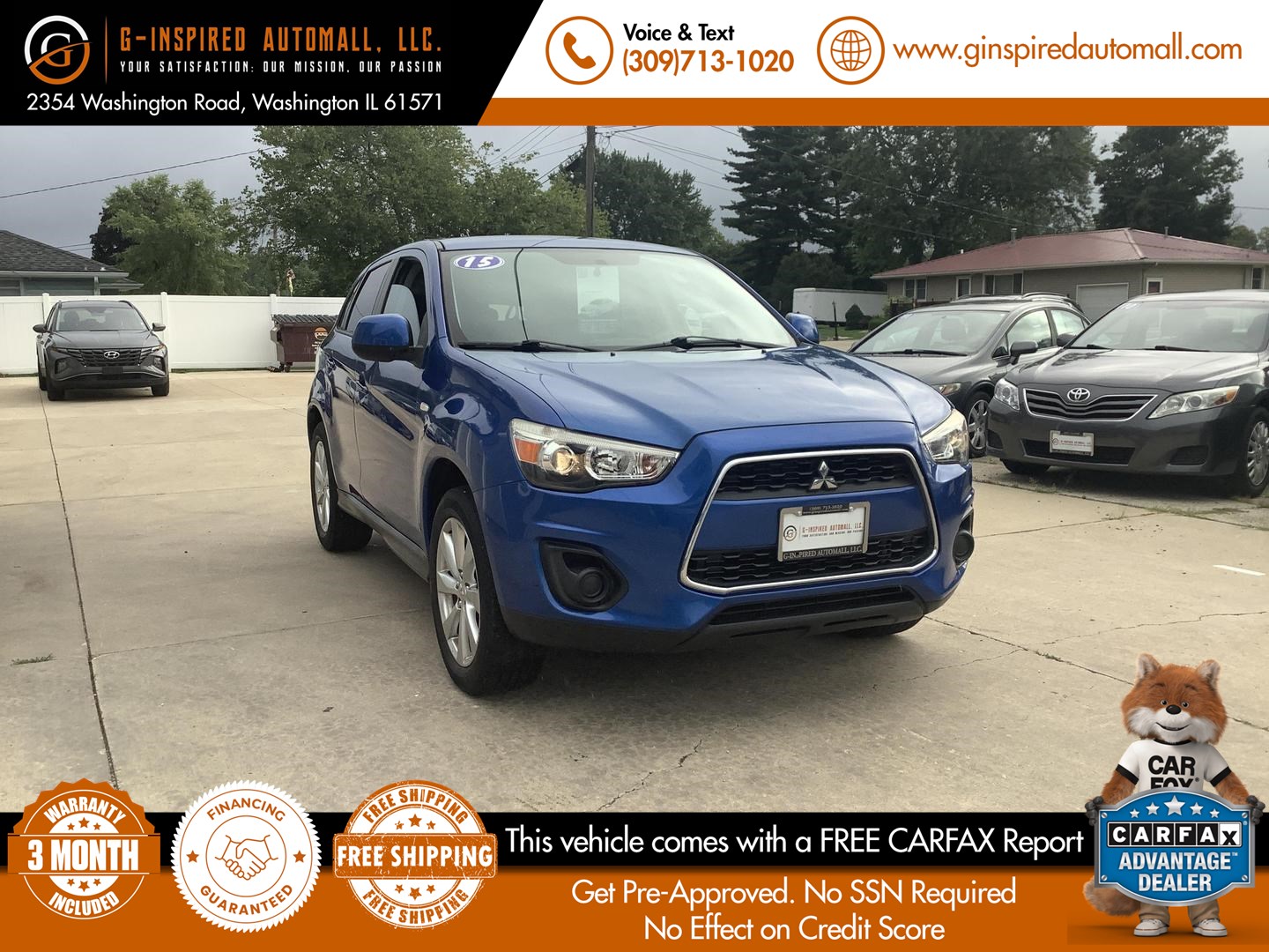 2015 Mitsubishi Outlander Sport ES