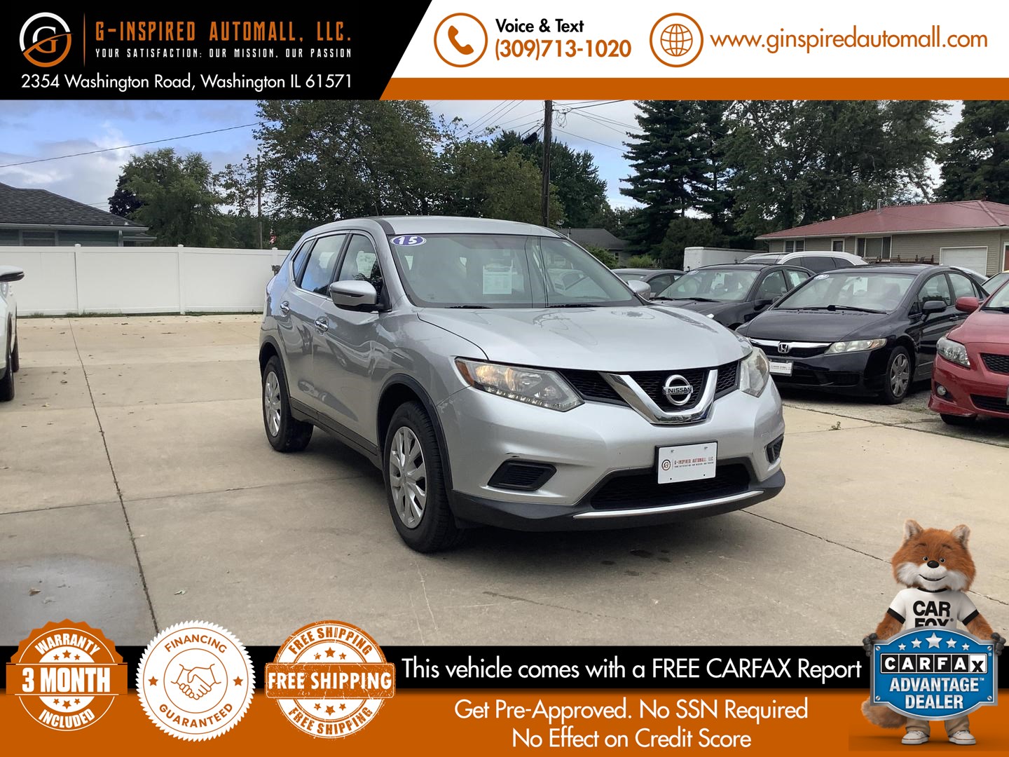 2015 Nissan Rogue S