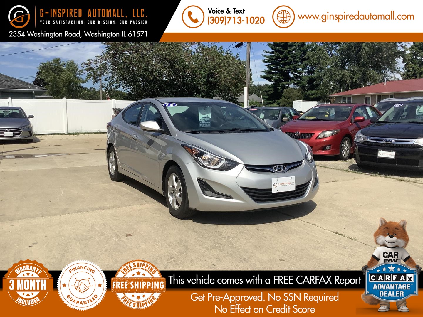 2015 Hyundai Elantra SE