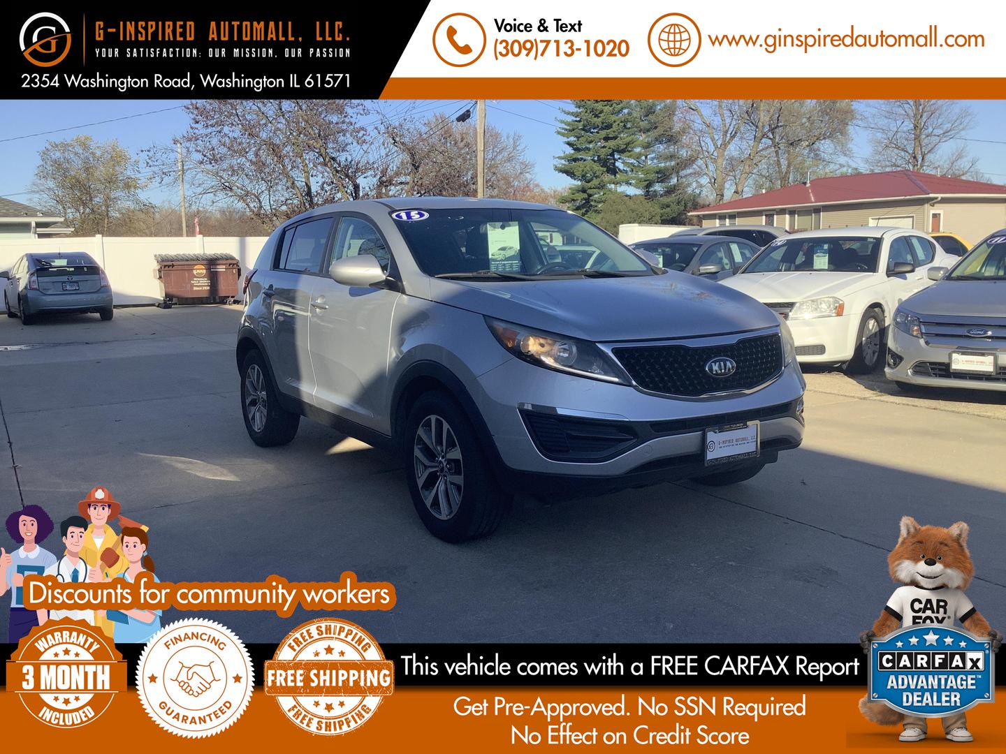 2015 Kia Sportage LX