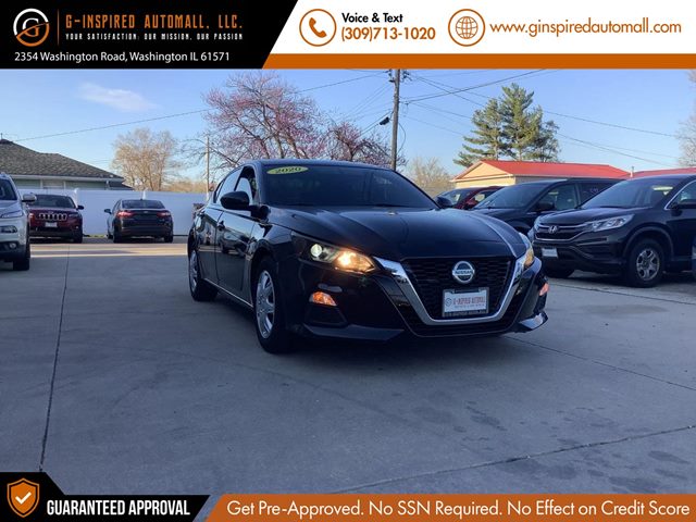Super Black 2020 Nissan Altima 2.5 S FWD Sedan Front-Wheel Drive Automatic