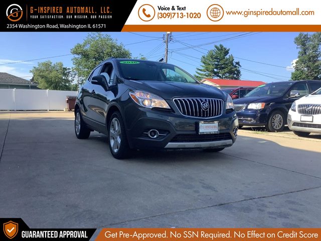 Graphite Gray Metallic 2016 Buick Encore SUV / Crossover Front-Wheel Drive Automatic
