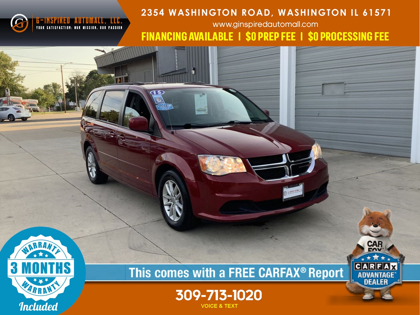 2015 Dodge Grand Caravan SXT