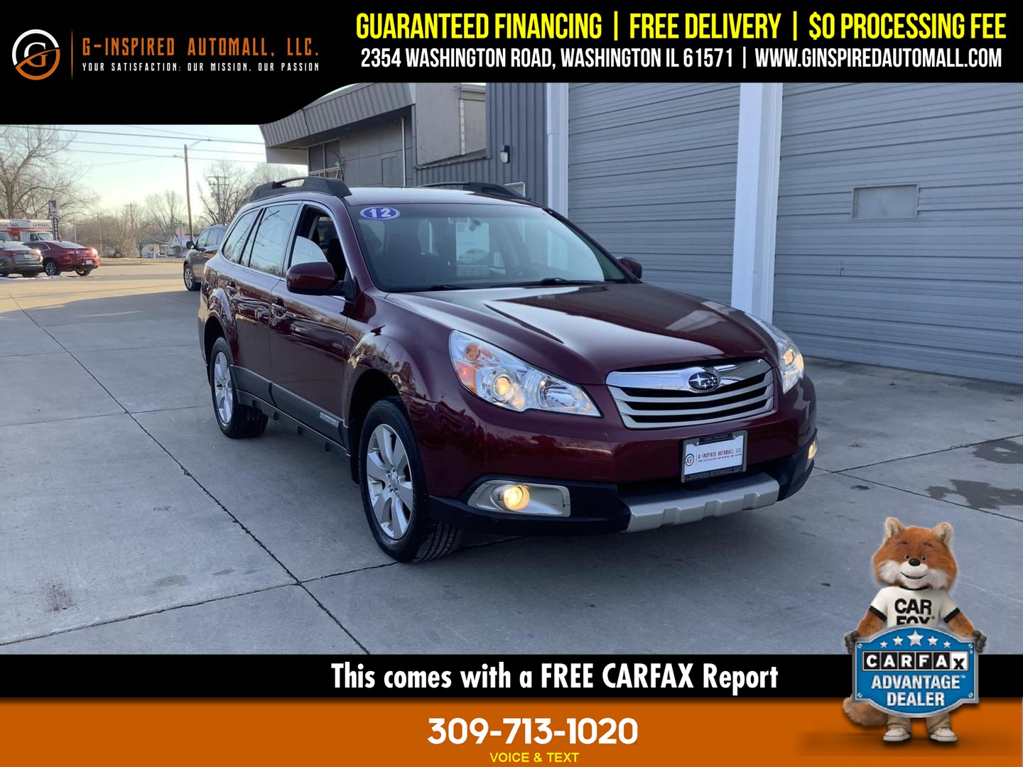 2012 Subaru Outback 2.5i