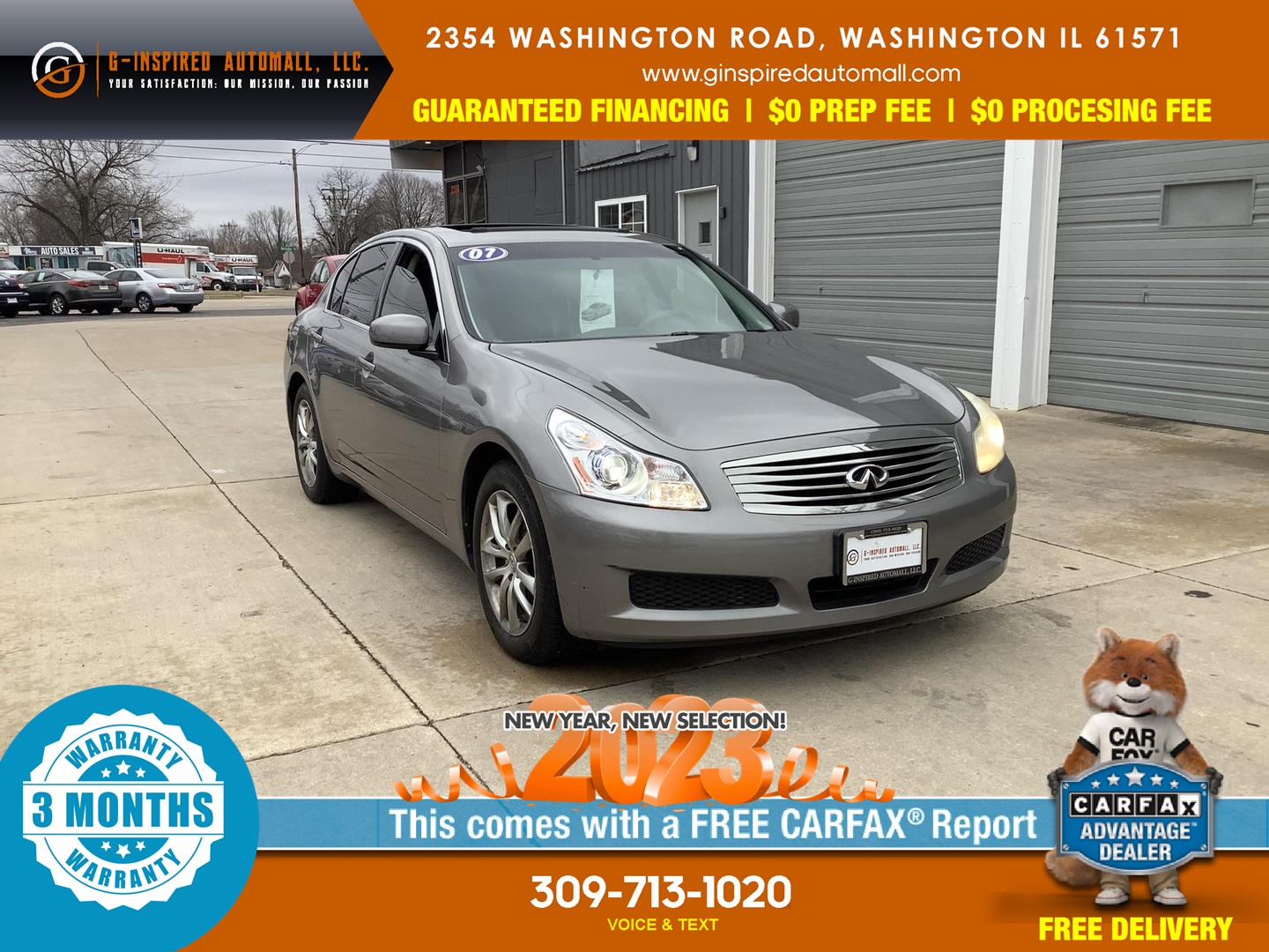 2007 INFINITI G35 Sedan G35x