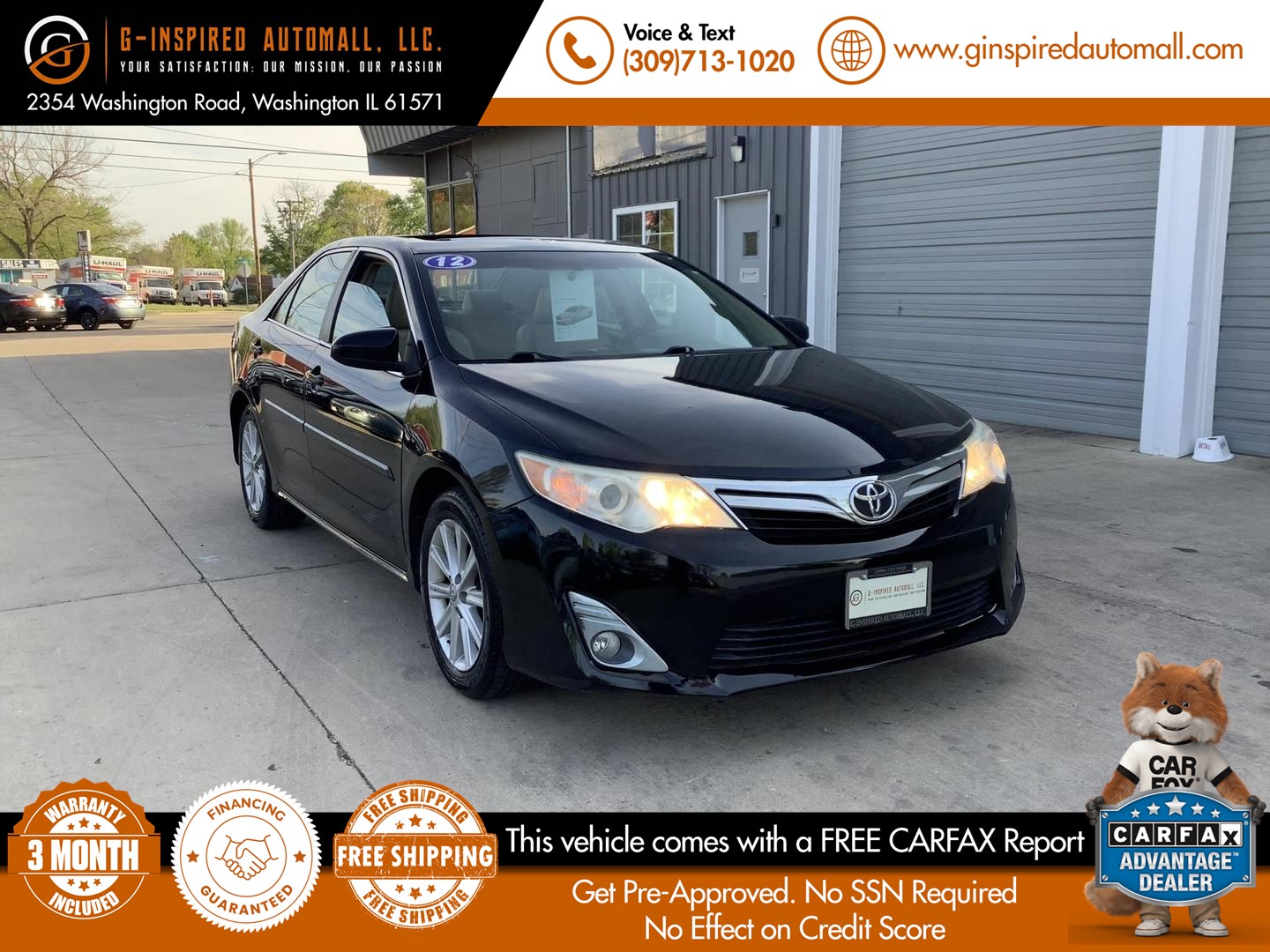 2012 Toyota Camry XLE