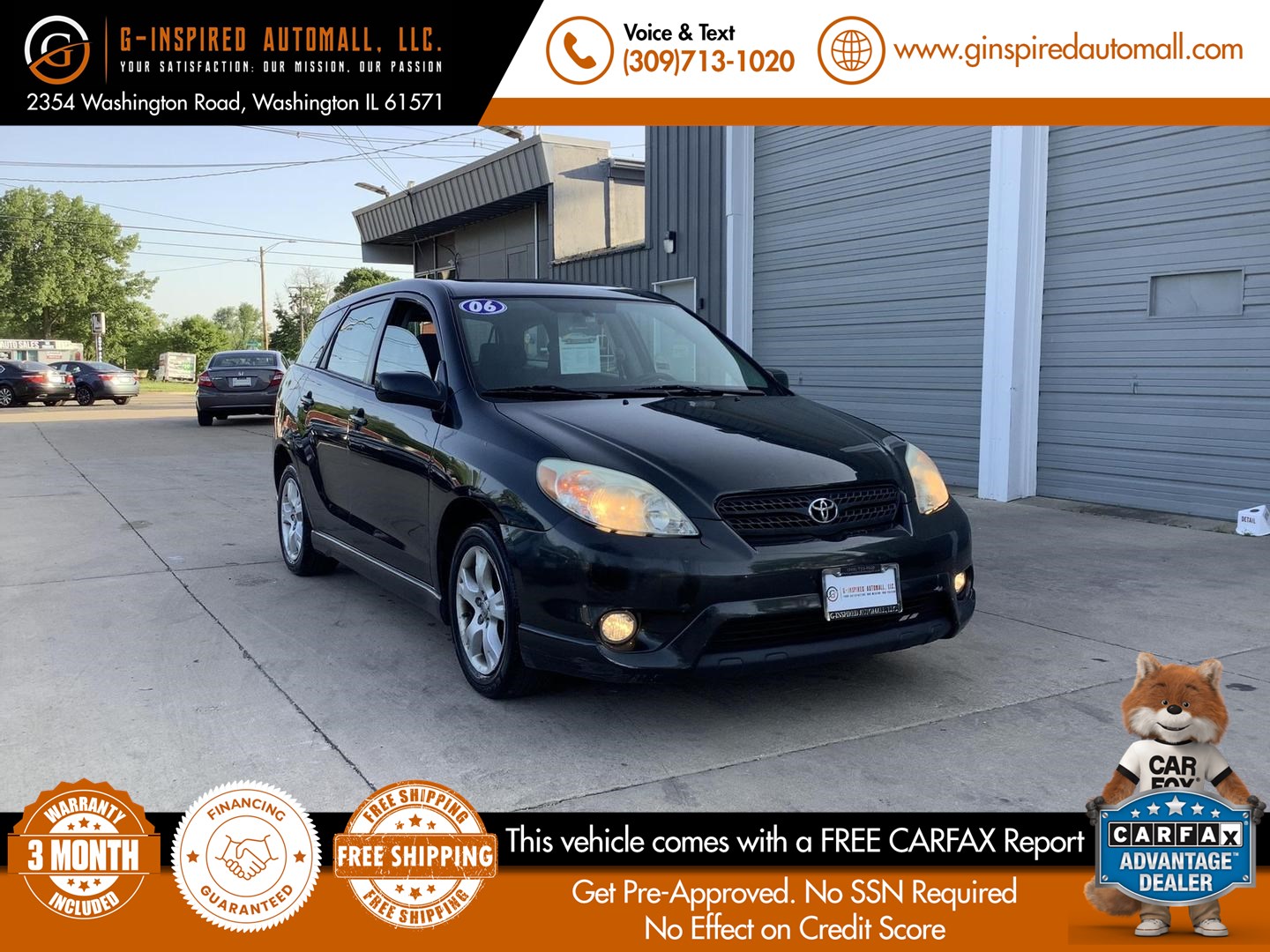 2006 Toyota Matrix XR