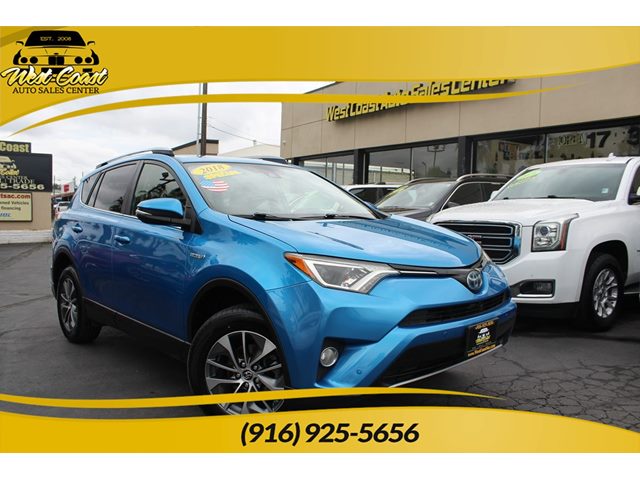 Electric Storm Blue 2018 Toyota RAV4 Hybrid XLE AWD SUV / Crossover All-Wheel Drive Automatic
