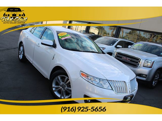 White Platinum Metallic Tri-Coat 2011 Lincoln MKS Sedan Front-Wheel Drive Automatic