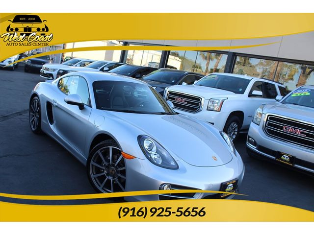Gray (Platinum Silver Metallic) 2014 Porsche Cayman Coupe Rear-Wheel Drive Manual