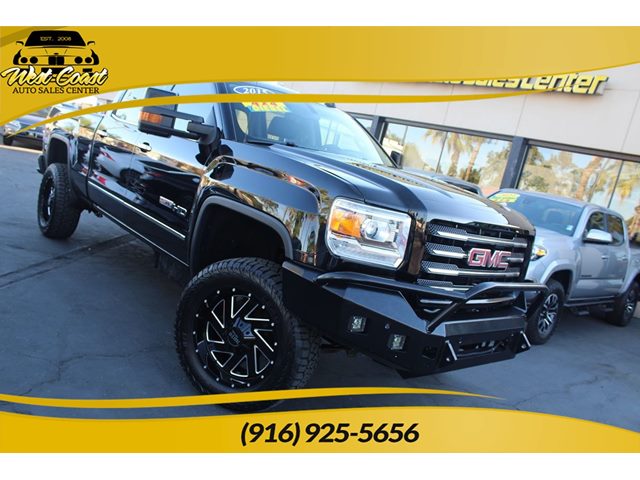 Onyx Black 2015 GMC Sierra 2500HD Pickup Truck Four-Wheel Drive Automatic