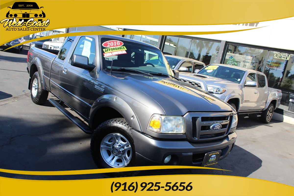 Gray (Dark Shadow Grey Metallic) 2010 Ford Ranger Pickup Truck 4X2 Automatic