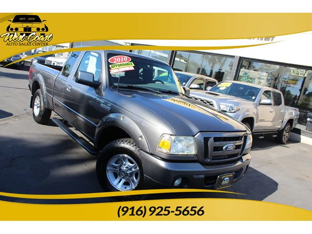 Gray (Dark Shadow Grey Metallic) 2010 Ford Ranger Pickup Truck 4X2 Automatic