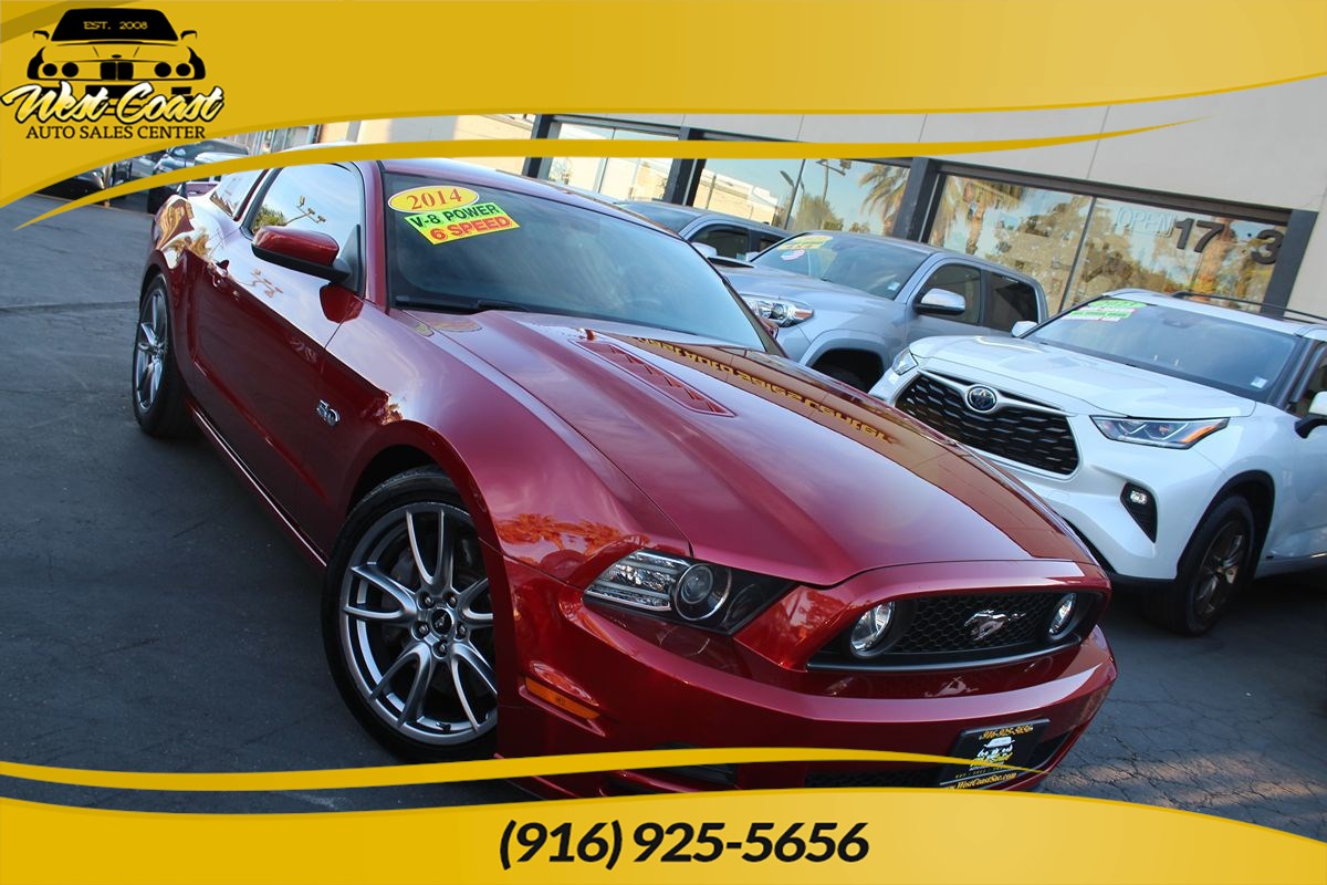 Ruby Red Metallic Tinted Clearcoat 2014 Ford Mustang Coupe Rear-Wheel Drive Manual