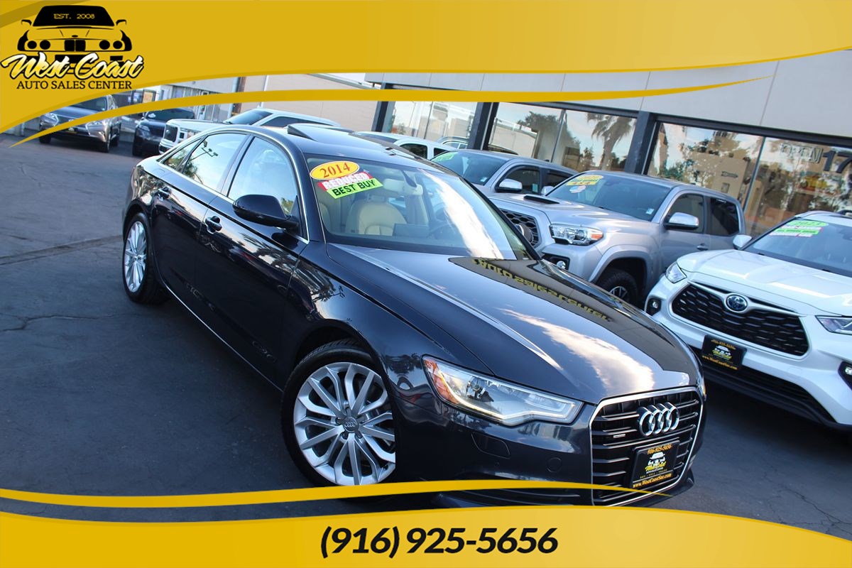 Aviator Blue Metallic 2014 Audi A6 Sedan All-Wheel Drive Automatic