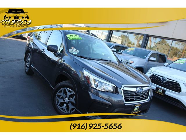 Dark Gray Metallic 2019 Subaru Forester SUV / Crossover All-Wheel Drive Automatic