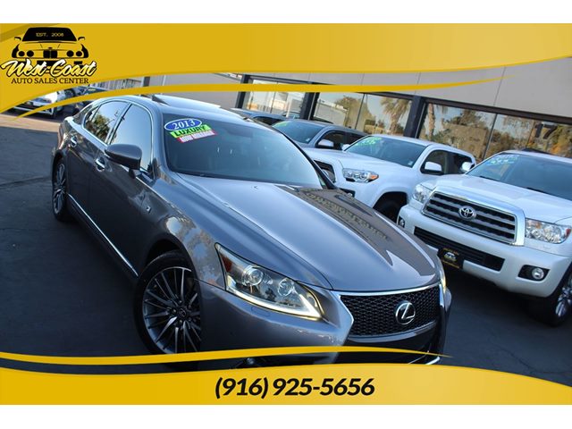 Nebula Gray Pearl 2013 Lexus LS Sedan Rear-Wheel Drive Automatic