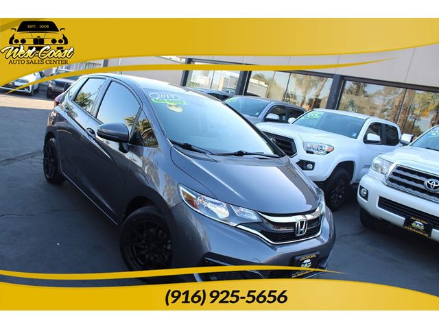 Gray (Modern Steel Metallic) 2019 Honda Fit Hatchback Front-Wheel Drive Automatic
