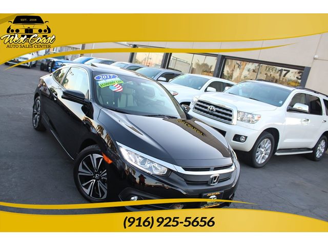 Crystal Black Pearl 2017 Honda Civic Coupe Coupe Front-Wheel Drive Automatic