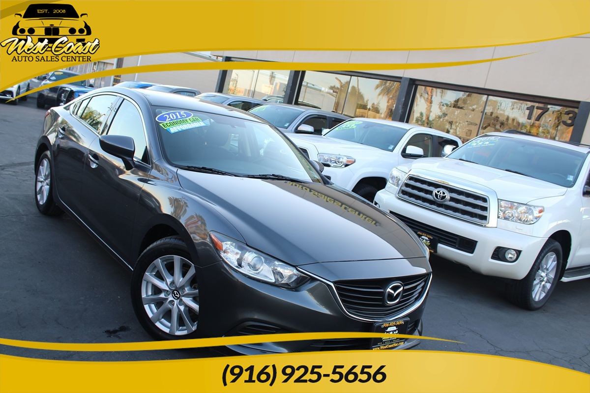 Meteor Gray Mica 2015 Mazda MAZDA6 Sedan Front-Wheel Drive Automatic