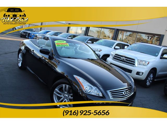 Black Obsidian 2009 INFINITI G37 Convertible Rear-Wheel Drive Automatic