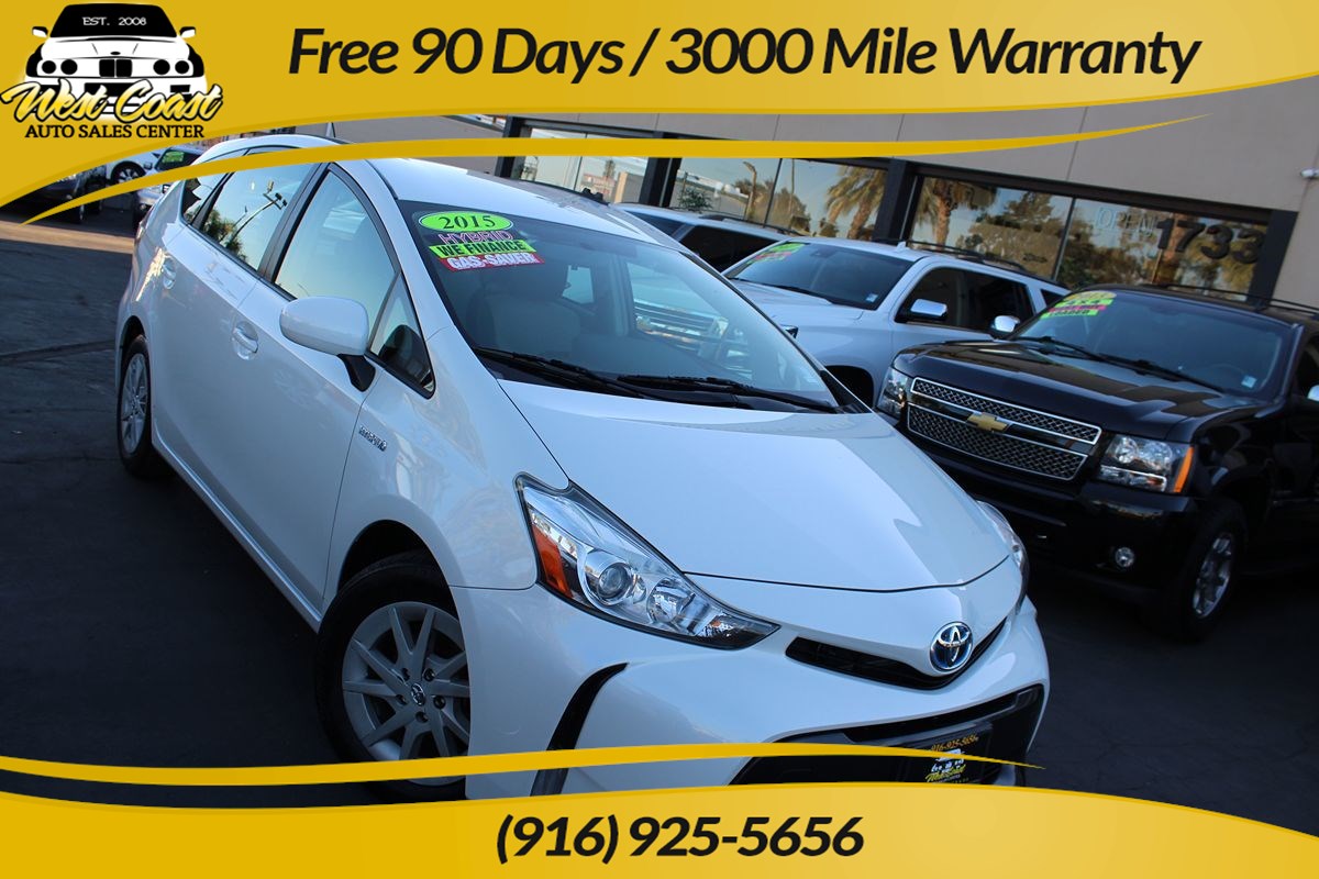 2015 Toyota Prius v Four | 44mpg city, 22 Service records