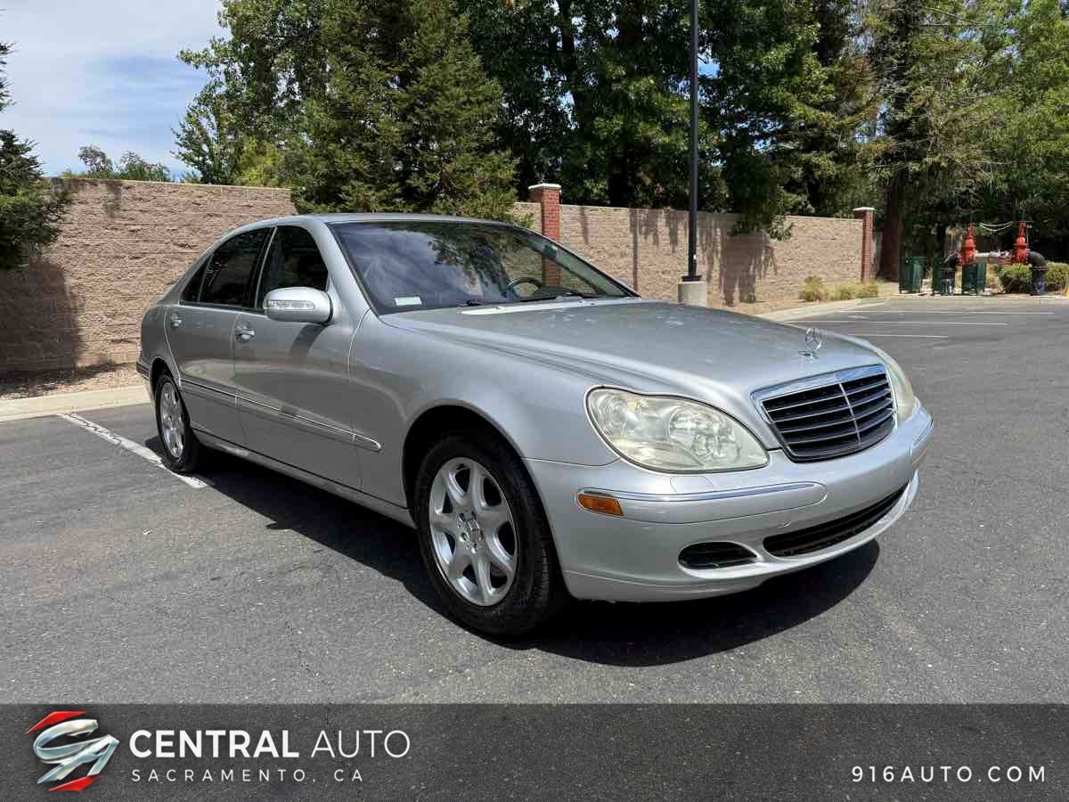 Silver 2003 Mercedes-Benz S-Class Sedan All-Wheel Drive Automatic
