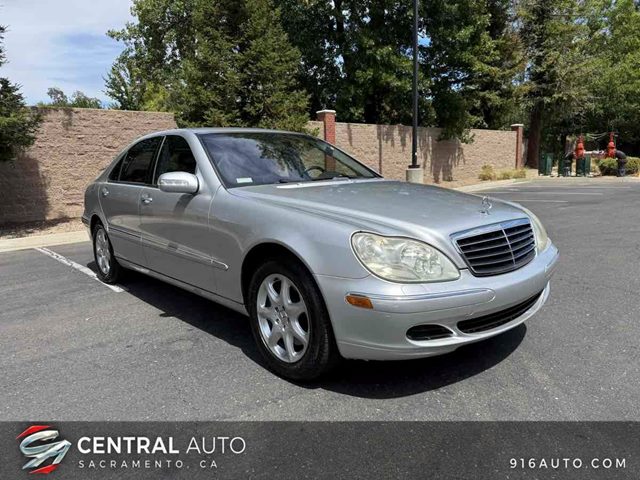 Silver 2003 Mercedes-Benz S-Class Sedan All-Wheel Drive Automatic
