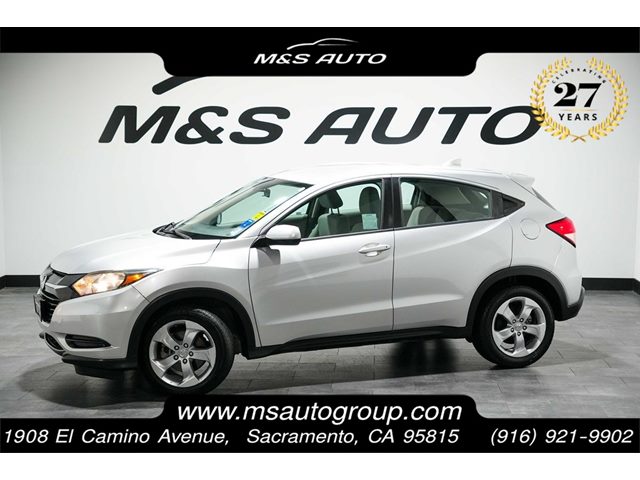 Alabaster Silver Metallic 2016 Honda HR-V LX SUV / Crossover Front-Wheel Drive Automatic