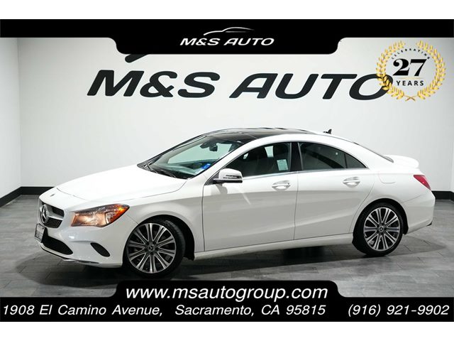 Polar White 2019 Mercedes-Benz CLA 250 FWD Coupe Front-Wheel Drive Automatic