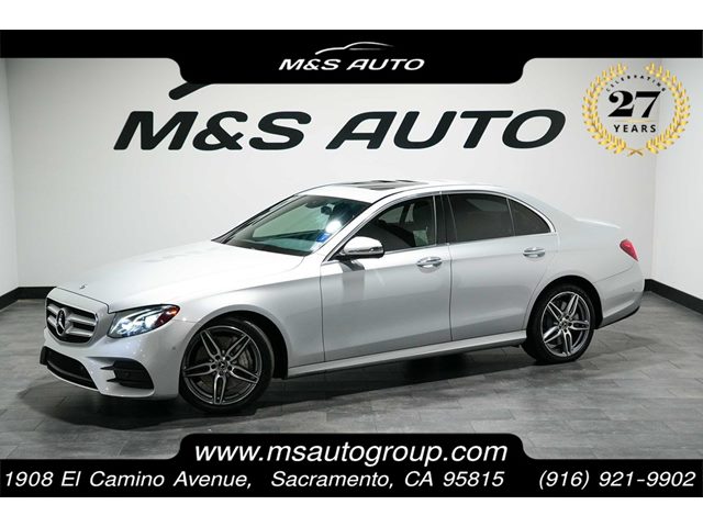 Diamond Silver Metallic 2018 Mercedes-Benz E-Class E 400 4MATIC Sedan AWD Sedan All-Wheel Drive Automatic