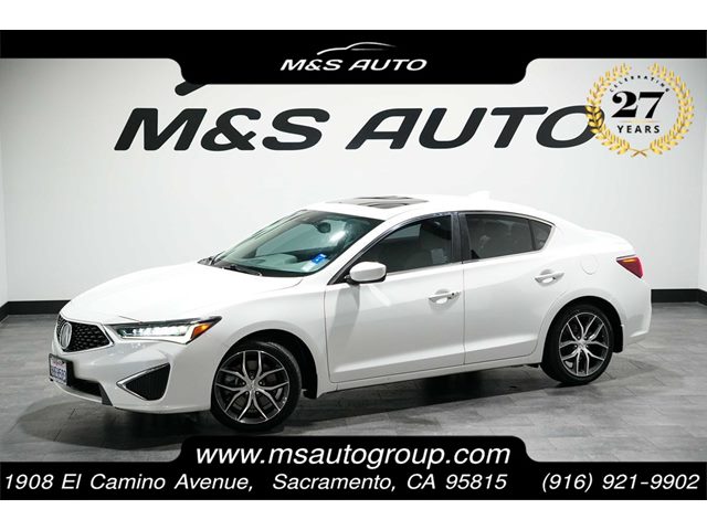 Platinum White Pearl 2021 Acura ILX FWD with Premium Package Sedan Front-Wheel Drive Automatic